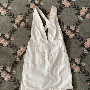 Urban Outfitters Cream skirt with buckles